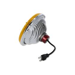 Retrobright - Holley Performance LFRB115 RetroBright LED Headlights Euro Yellow 7" Each - Image 4