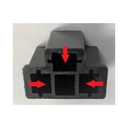 Retrobright - Holley Performance H821 Headlight Wiring Harness Adapter H4 - Image 1
