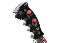 Hurst - Hurst 1539004 Black 2 Button Billet/Plus Universal Pistol Grip Side Plate - Image 2