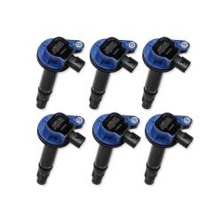 ACCEL - ACCEL 140061B-6 Ignition Coil for 07-16 Ford 3.5L/3.7L V6 Blue 6Pc - Image 1