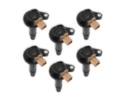 ACCEL 140646K-6 Direct Ignition Coil Kit for 10-16 Ford EcoBoost 3.5L Blk 6Pc