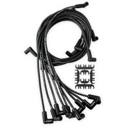 ACCEL 9018CK Plug Wire Set for 75-86 Chevy SB HEI Under Valve Cover Black