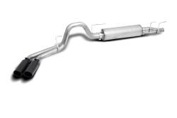 Gibson Performance Exhaust - Gibson Performance 69225B Black Elite Cat-Back Dual Sport Exhaust System - Image 1
