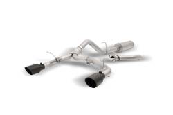 Gibson Performance Exhaust - Gibson Performance 69551B Black Elite Cat-Back Dual Split Exhaust System - Image 1