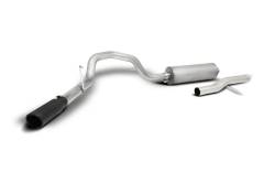 Gibson Performance Exhaust - Gibson Performance 616517B Black Elite Cat-Back Single Exhaust System - Image 1