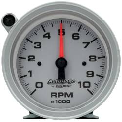 AutoMeter - AutoMeter 233909 Pedestal Tacho w/External Shift-Light Silver 0-10000RPM 3-3/4" - Image 1