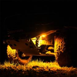 KC Hilites - KC HiLiTES 1360 Cyclone V2 LED Flood Amber 1-Light Universal - Image 4