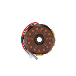 KC Hilites - KC HiLiTES 1360 Cyclone V2 LED Flood Amber 1-Light Universal - Image 1
