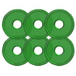 KC Hilites - KC HiLiTES 4415 Cyclone 2.0 LED Replacement Lens Green 6-PK - Image 1