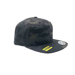 KC Hilites - KC HiLiTES 70212 Black Baseball Cap w/Yellow Logo Snap Back - Image 3