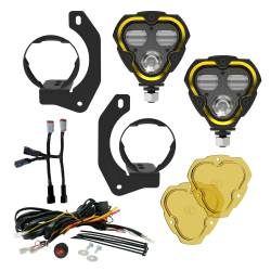 KC Hilites - KC HiLiTES 97149 Flex Era 3 LED DM SAE FOG 2-Light Master 10-24 Jeep JK/JL//JT - Image 1