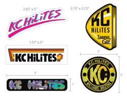 KC Hilites - KC HiLiTES 9948 KC Throwback Logos Sticker Pack - Image 1
