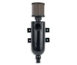 Earl's Performance - Earls Performance CT100ERL Oil CATCH CAN w/AN O-RING INLET & FILTER Black - Image 1