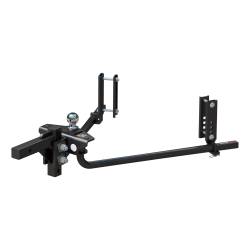 CURT - CURT 17601 TruTrack 2P Round Bar Weight Distribution Hitch w/2x Sway Control 8-1 - Image 1
