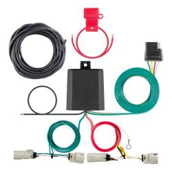 CURT - CURT 56471 Custom Wiring Harness 4-Way Flat Output Select Ford Bronco w/o LEDs - Image 1