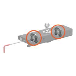 CURT - CURT 19254 Replacement Double Lock EZr Safety Chain Anchor Kit - Image 2