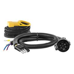 CURT - CURT 56476 Electrical Adapter 4-Way Flat Vehicle To USCAR - Image 1