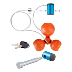 CURT - Hitch & Tri-Ball Coupler Lock Set Up To 2.5" Receiver 1-7/8" 2" 2-5/16" - Image 2