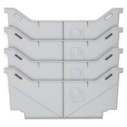 DECKED - DECKED AD8WIDEX4 DECKED Locking Tab Drawer Dividers Wide 8 x 18" 4Pc - Image 1