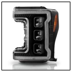 Spyder Auto - Spyder Auto 5087430 Chrome LED Headlights w/Sequential Turn Signal - Image 2