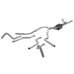 Flowmaster 817934 2.5" American Thunder Cross-Back Exhaust 67-72 F100/250/350 V8
