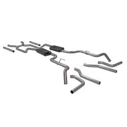 Flowmaster - Flowmaster 817937 2.5" American Thunder Cross-Back Exhaust 63-66 GM C10/1000 V8 - Image 3