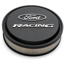 Ford Performance Parts - Ford Performance 302-380 Black Slant Edge Air Cleaner Kit w/Ford Racing Logo - Image 1