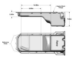 Holley - Holley Performance 302-76BK Chevy/Dodge GMC Plymouth Engine Oil Pan - Image 10