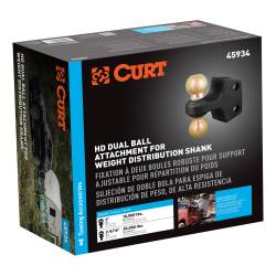 CURT - CURT 45934 HD Dual Ball Attachment for Weight Distribution Shank - Image 2