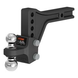 CURT - CURT 45935 Adjustable Trailer Hitch Ball Mount w/Dual Ball 2" Shank 15K - Image 1