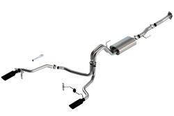 Borla - Borla 140868BC S-Type Cat-Back Exhaust Truck One Split Rear Exit 21-26 F150 5.0L - Image 1