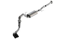 Borla - Borla 140876BC S-Type Cat-Back Exhaust Truck Side Exit 21-26 Ford F150 5.0L V8 - Image 1