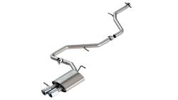 Borla - Borla 140845 S-Type Cat-Back Exhaust Dual Right RR Exit for 20-25 Corolla SE 2.0 - Image 1