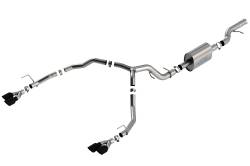 Borla - Borla 140859BC S-Type Cat-Back Exhaust Dual Split Rear Exit 21-26 Chevy/GMC 6.2L - Image 1