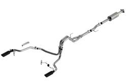 Borla - Borla 140863BC S-Type Cat-Back Exhaust Single Split RR Exit for 21-26 Ford F150 - Image 1