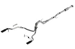 Borla - Borla 140864BC ATAK Cat-Back Exhaust Single Split Rear Exit for 21-26 Ford F150 - Image 1