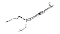 Borla - Borla 140916 S-Type Cat-Back Exhaust One Split Rear Exit for 22-23 Silv/Sra 1500 - Image 1