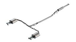 Borla - Borla 140905 S-Type Cat-Back Exhaust Dual Split Rear Exit for 21-23 Sonata N 2.5 - Image 1