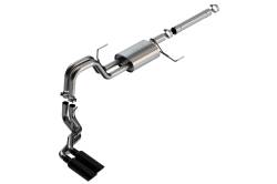 Borla - Borla 140904BC S-Type Cat-Back Exhaust Truck Side Exit for 21-26 Ford F150 3.5L - Image 1