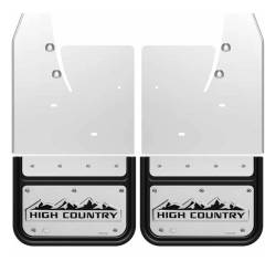 Gatorback - Gatorback GB759243 12" Front 5/8" Offset Black Mud Flaps Silverado - Image 1