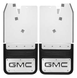 Gatorback - Gatorback GB759108 12" Rear 5/8" Offset Black Mud Flaps GMC Sierra - Image 1
