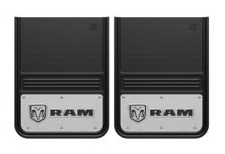 Gatorback - Gatorback GB1418RH 14"x18" Universal Black Mud Flaps for RAM Head Logo - Image 1