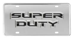 Gatorback - Gatorback GG758503 Gatorgear Stainless License Plate Super Duty Logo - Image 1