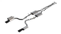 Borla - Borla 140918BC ATAK Cat-Back Exhaust One Split RR Exit for 19-23 Charger GT 3.6 - Image 1