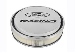 Ford Performance Parts - Ford Perf. 302-383 Slant Edge Air Cleaner Kit Polished w/Ford Racing Emblem - Image 2
