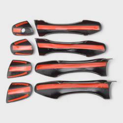 Trim Illusion - Trim Illusion DH6317BLK Front/Rear Door Handle Covers Black for Kia Sorento - Image 3