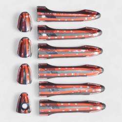 Trim Illusion - Trim Illusion DH6318BLK Front/Rear Door Handle Covers Black for Jeep Compass - Image 3