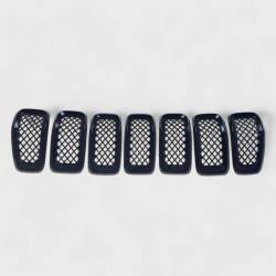 Trim Illusion - Trim Illusion ABS6473BLK Black Front Grille Overlay for 14-18 Jeep Cherokee - Image 1