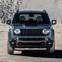 Trim Illusion - Trim Illusion ABS6439BLK Black Front Grille Overlay for 15-19 Renegade - Image 4