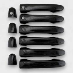 Trim Illusion - Trim Illusion DH6242BLK Front/Rear Door Handle Covers Black Honda Civic/CR-V - Image 1